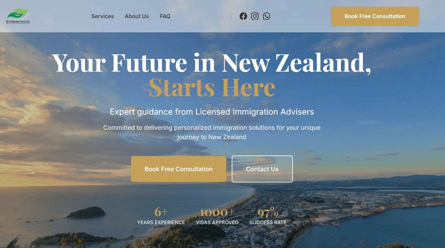 AKO Immigration new website 1